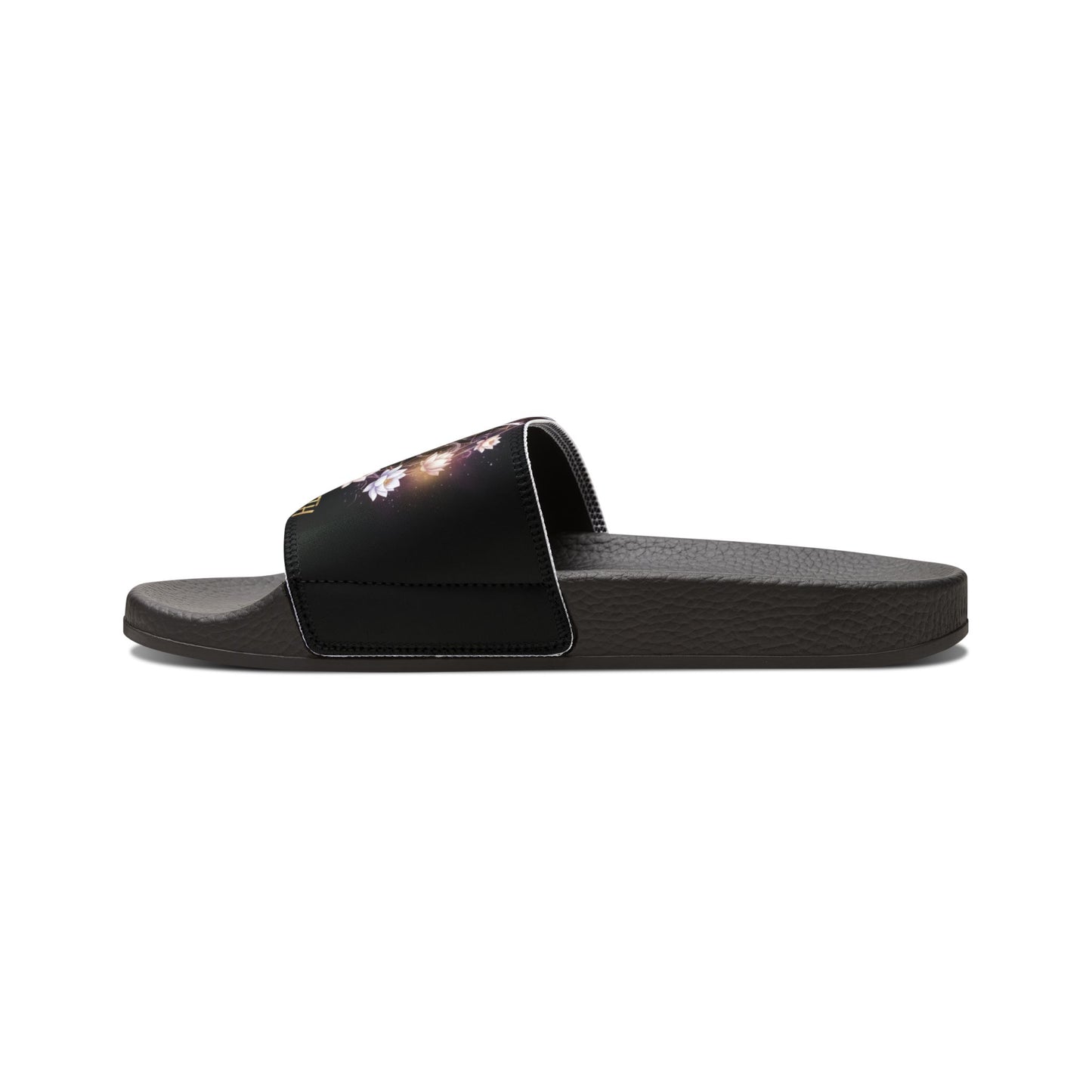 Women's Removable-Strap Sandals - Black Minimal Galaxy Slide