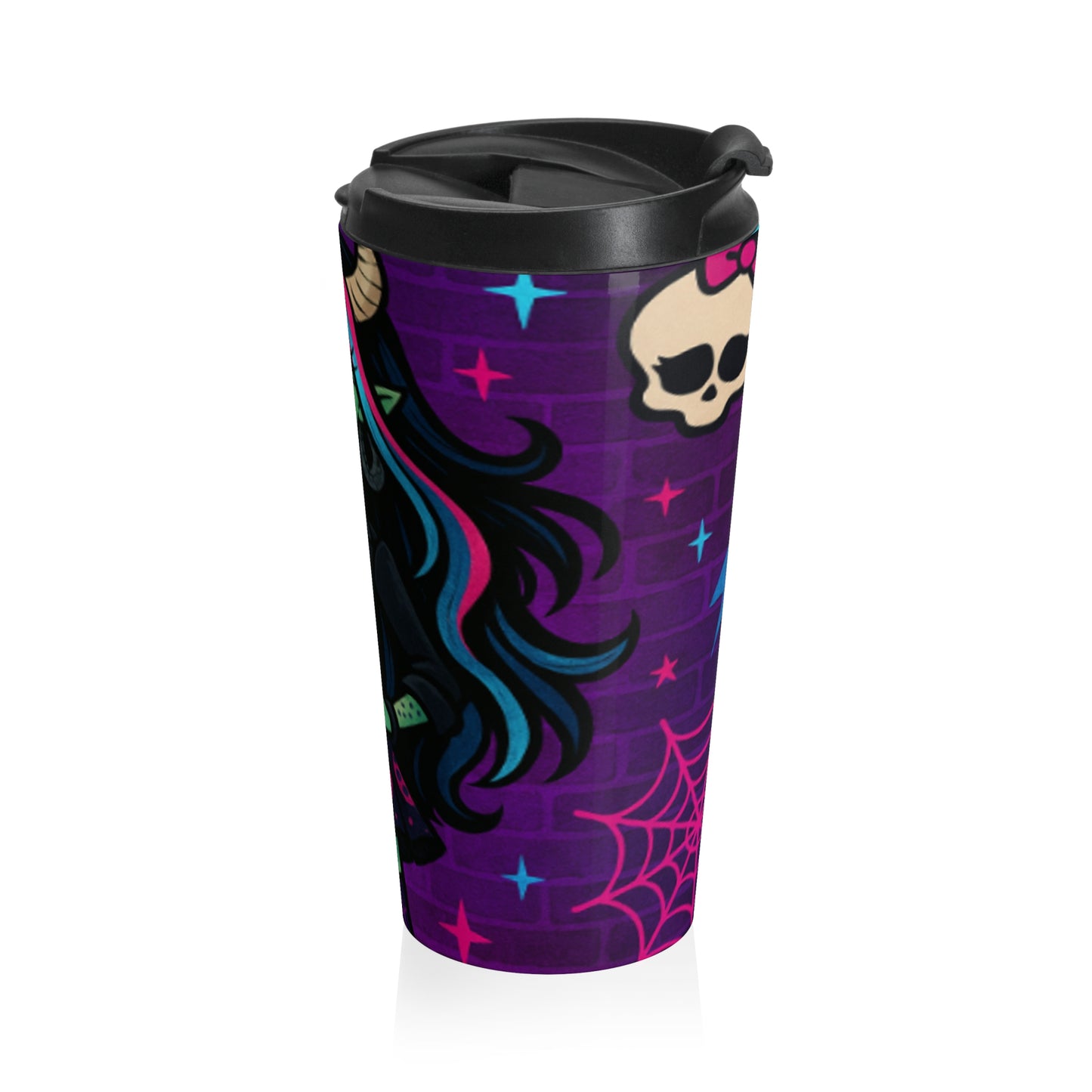 Gothic Travel Mug with Spooky Designs, Perfect for Coffee Lovers, Halloween Decor, Unique Gift for Dark Aesthetic Enthusiasts, [...]