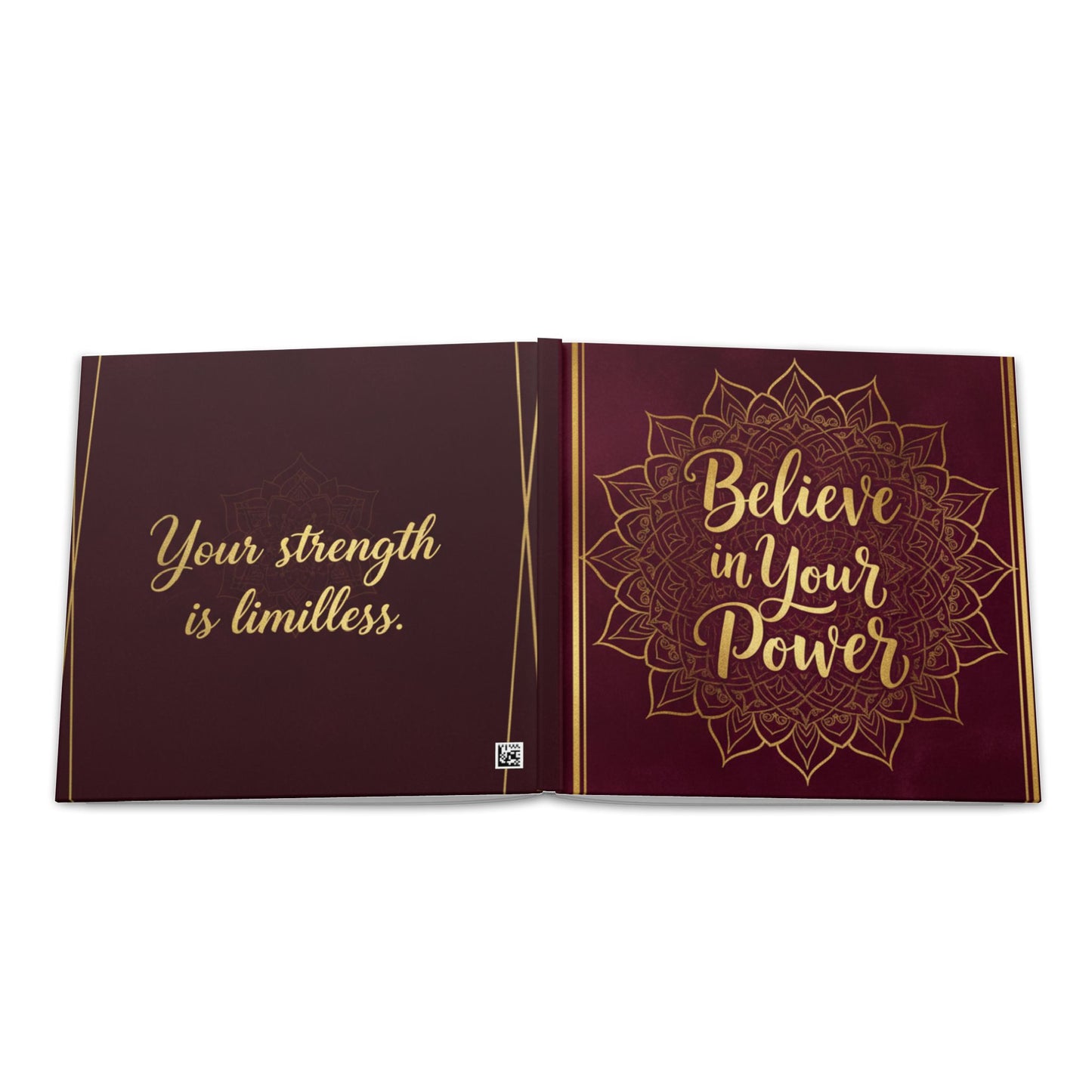 Believe in Your Power Hardcover Photo Book — Inspirational Keepsake