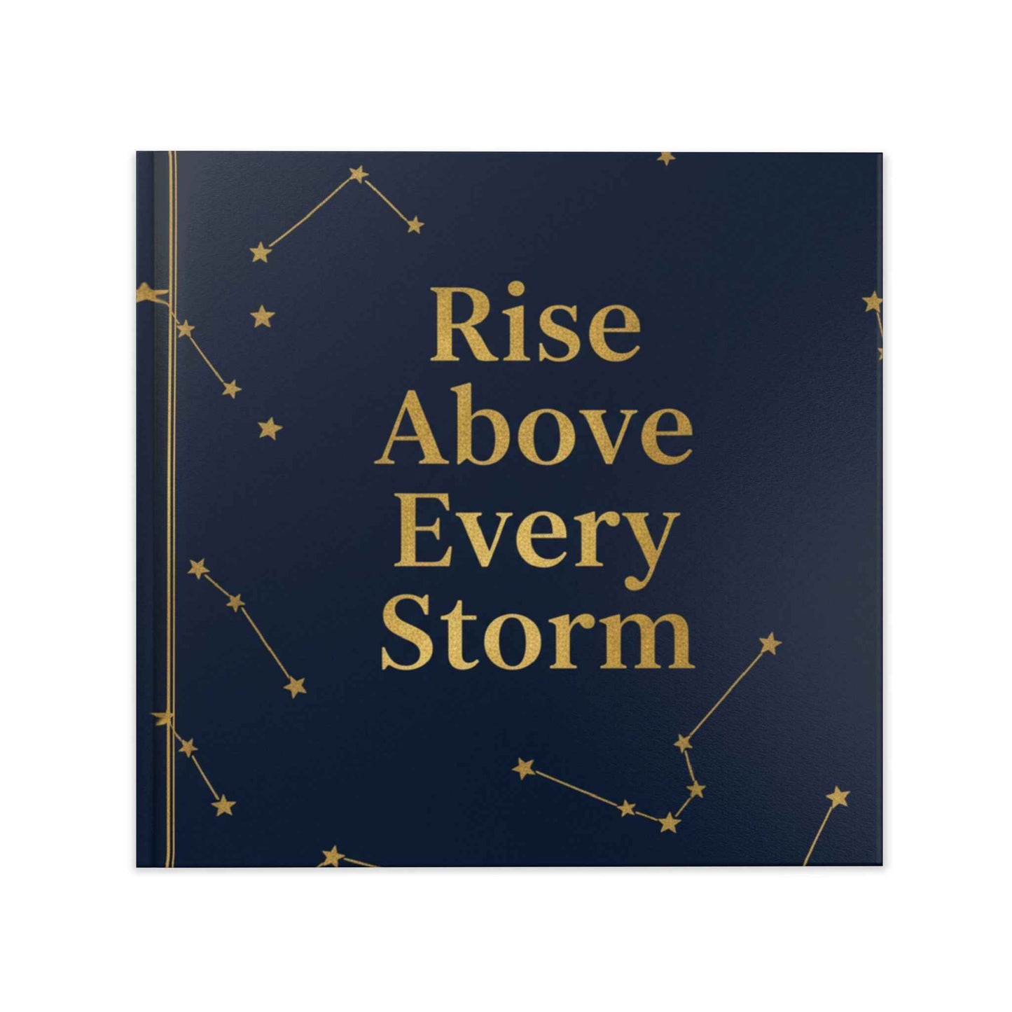 Hardcover Photo Book — "Rise Above Every Storm" Inspirational Keepsake