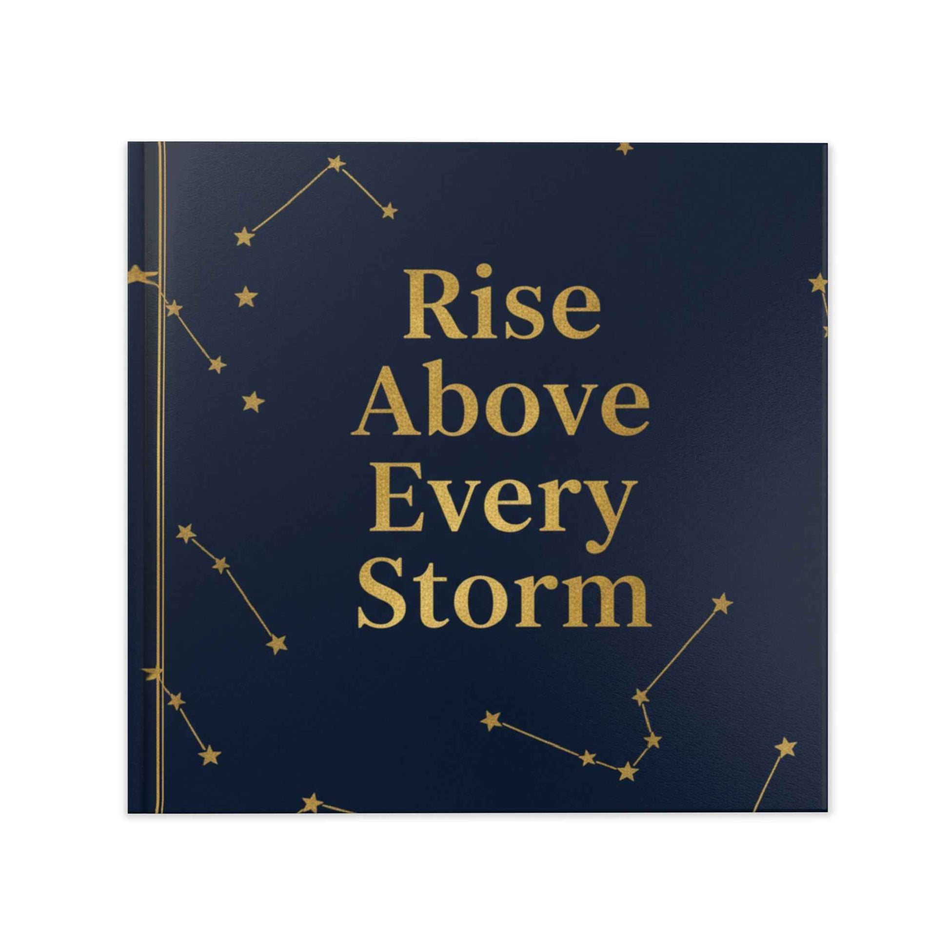 Hardcover Photo Book — "Rise Above Every Storm" Inspirational Keepsake