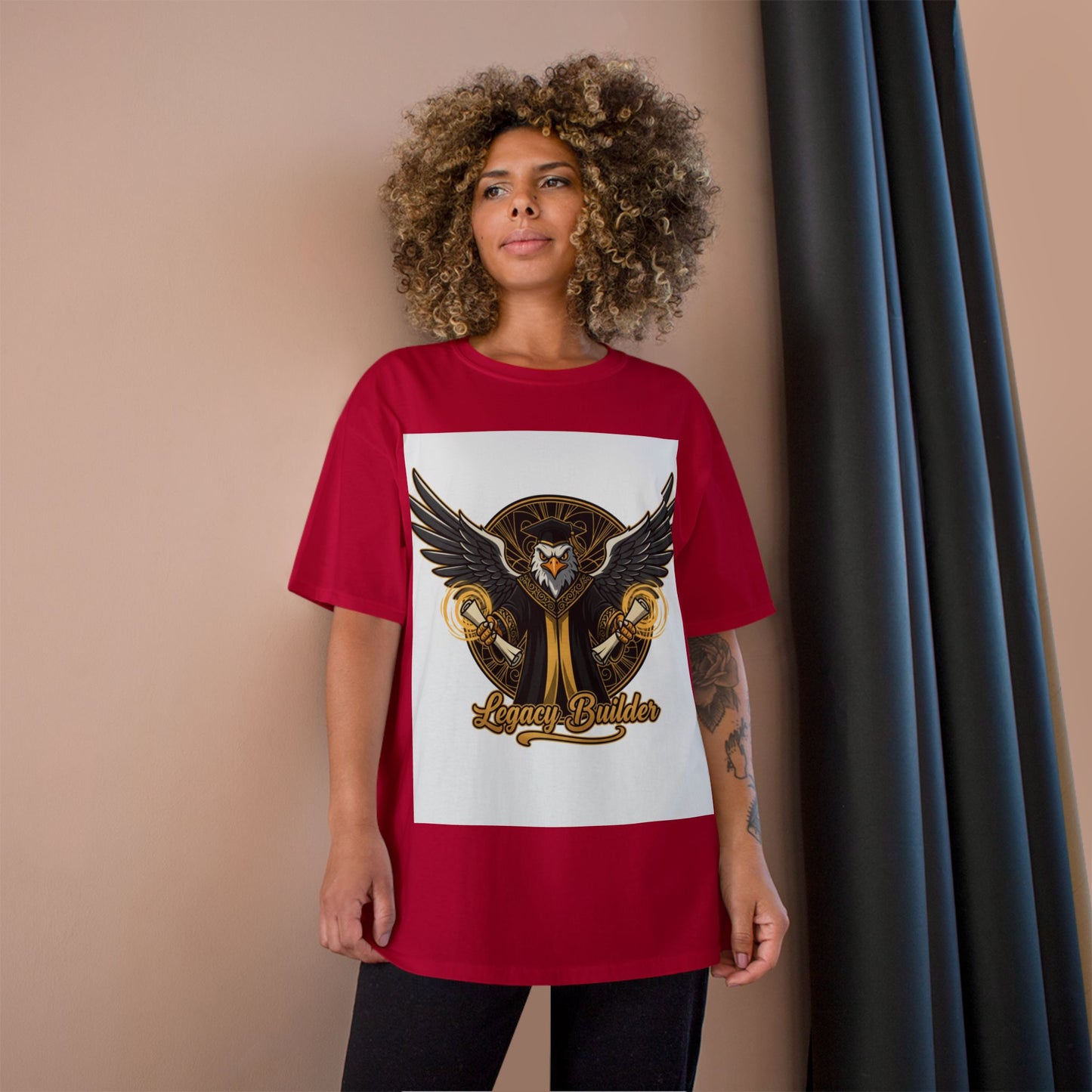 Champion T-Shirt — Legacy Builder Eagle Graphic Tee
