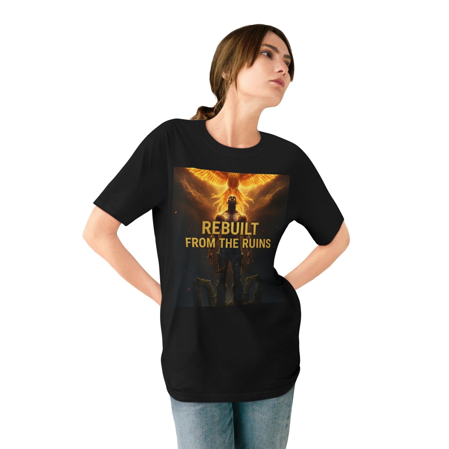 Rebuilt From the Ruins Tee — Phoenix Rising Graphic T-Shirt