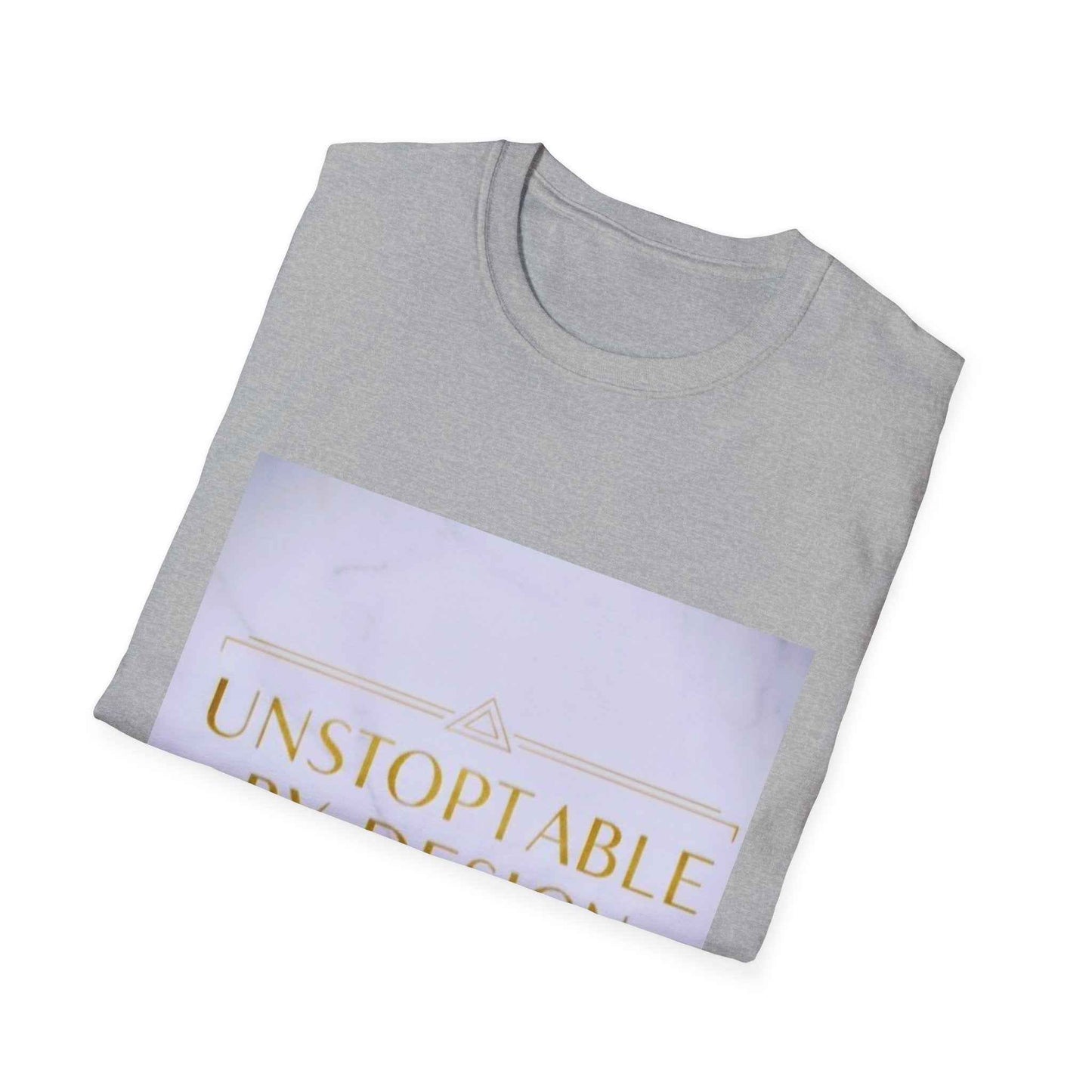 Unstoppable By Design T-Shirt — Inspirational Feminine Motivational Tee