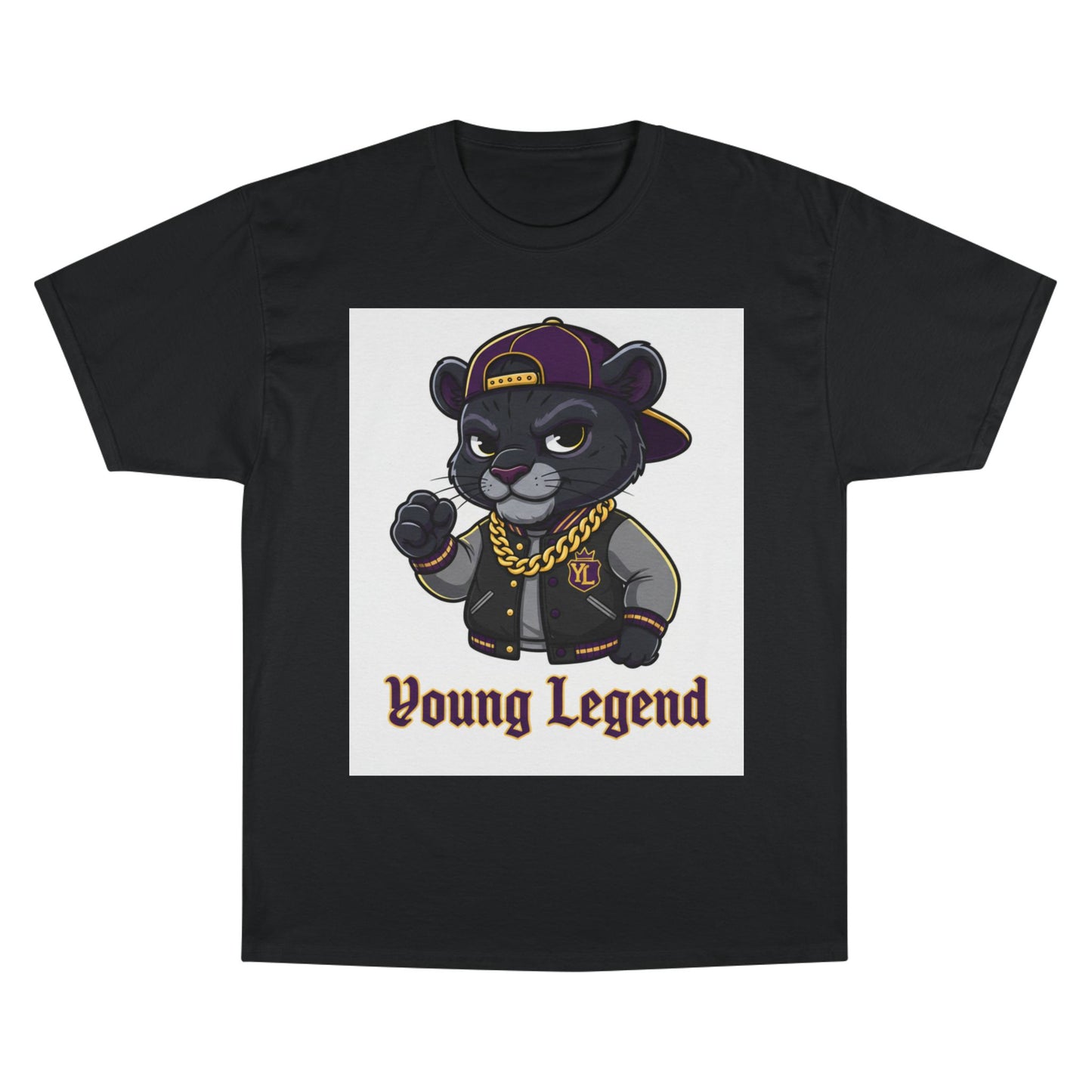 Young Legend Panther T-Shirt – 'Young Legend' Graphic Tee for Kids & Teens