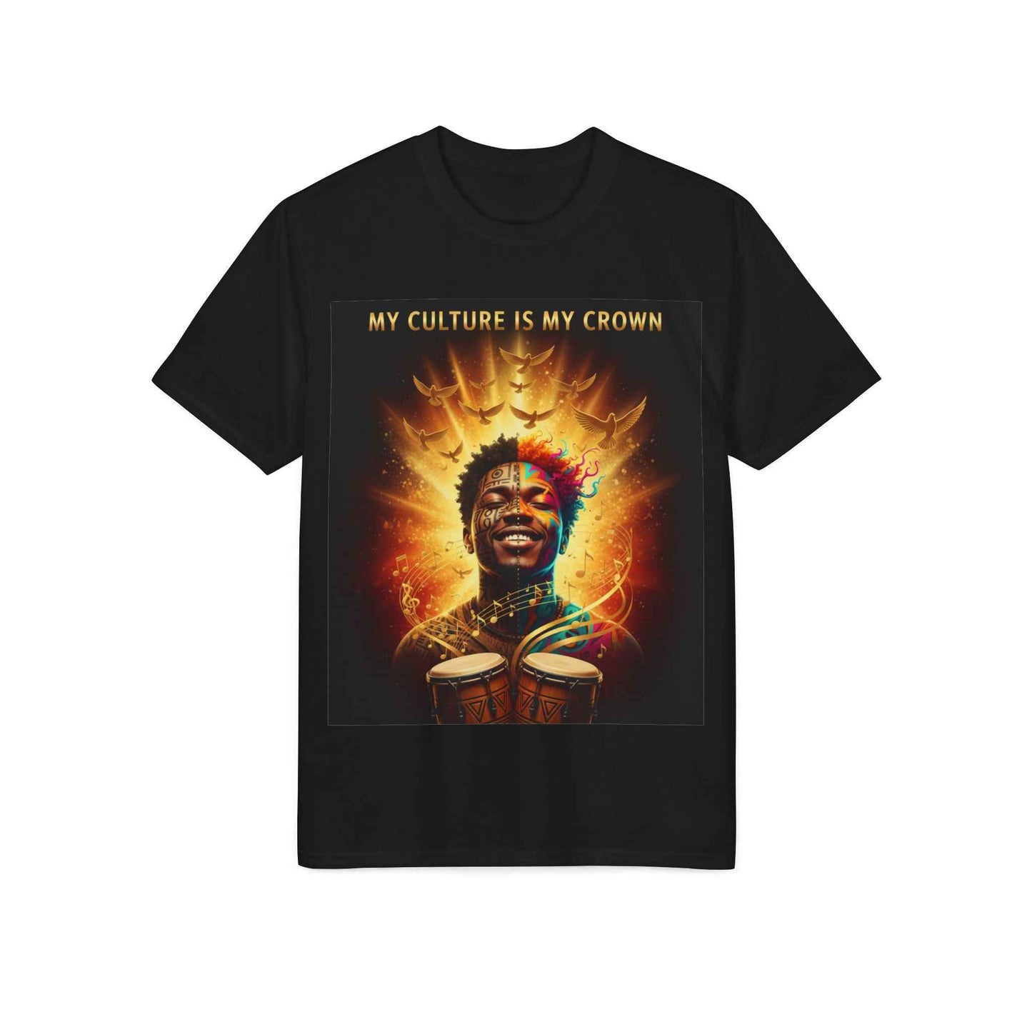 My Culture Is My Crown T-Shirt — Afrocentric Pride Graphic Tee