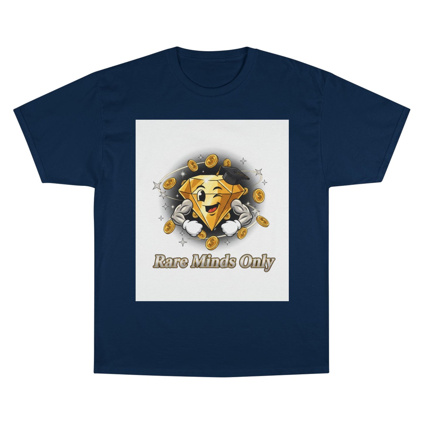 Rare Minds Only T-Shirt — Crypto Coin Champion Graphic Tee