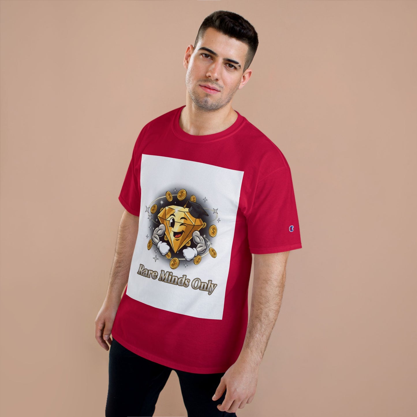 Rare Minds Only T-Shirt — Crypto Coin Champion Graphic Tee