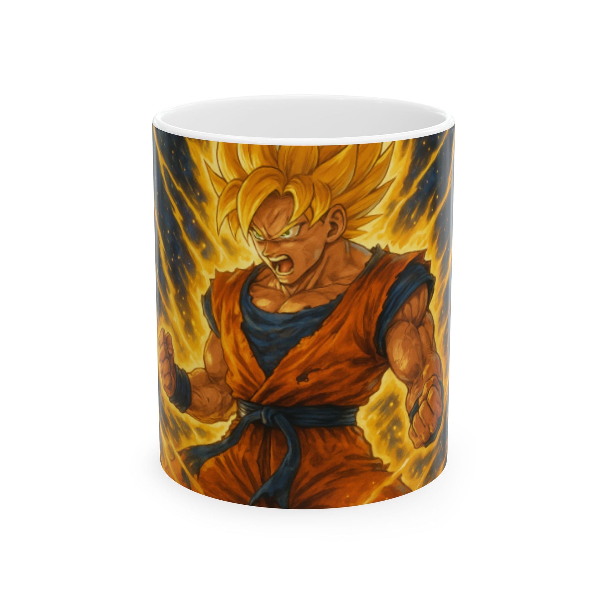 Dragon Ball Z Goku Ceramic Mug | 11oz & 15oz | Anime Gifts, Coffee Mug, Collectibles, Unique Drinkware, Fan Merchandise  Digital Art
