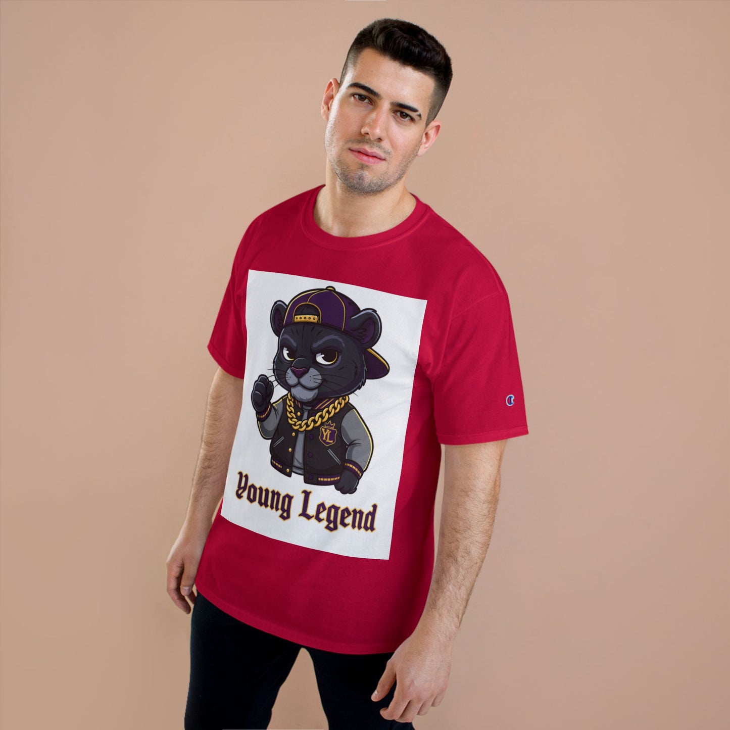 Young Legend Panther T-Shirt – 'Young Legend' Graphic Tee for Kids & Teens