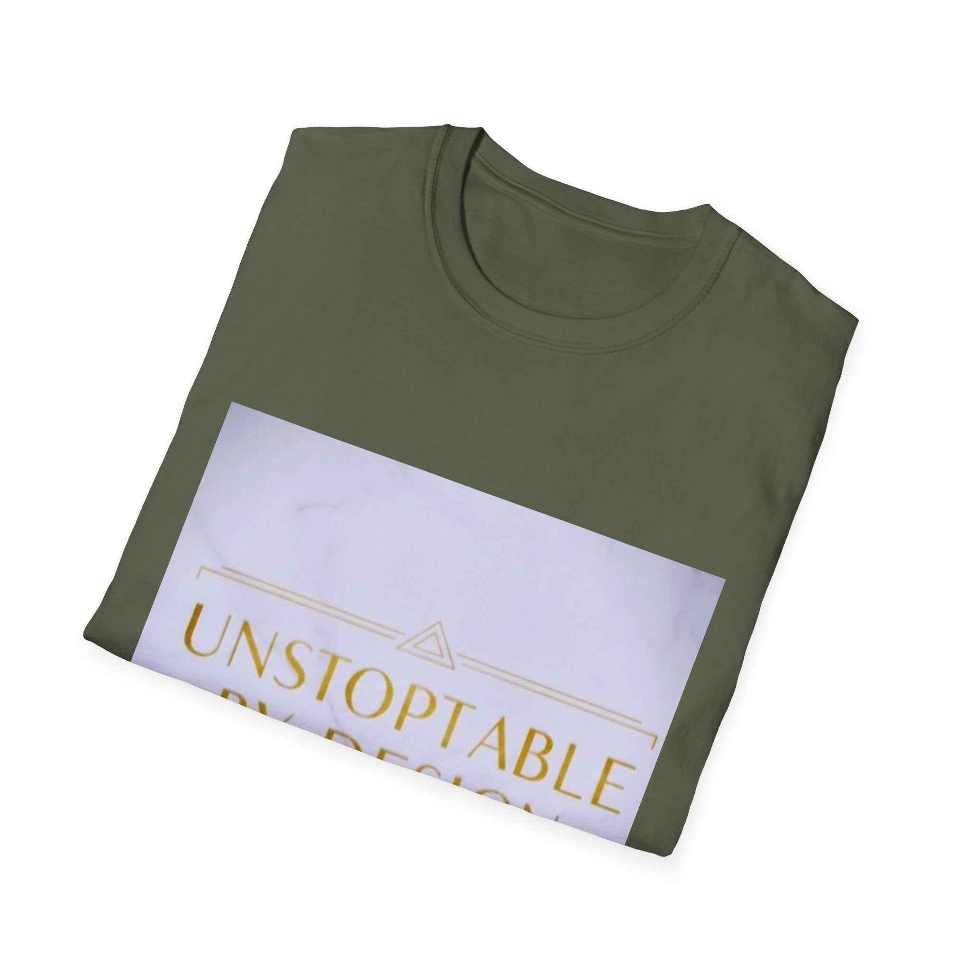 Unstoppable By Design T-Shirt — Inspirational Feminine Motivational Tee