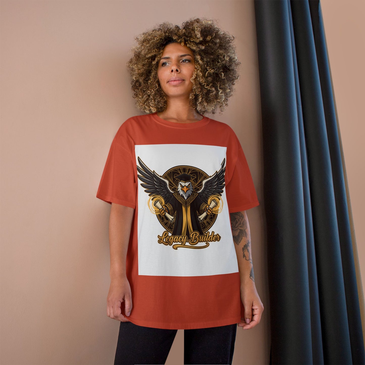Champion T-Shirt — Legacy Builder Eagle Graphic Tee