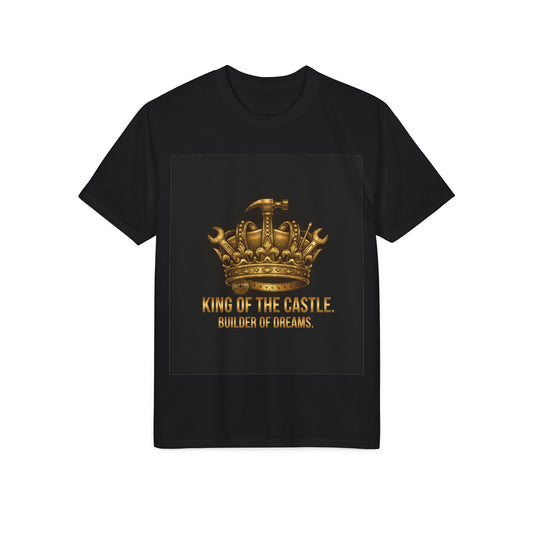 King of the Castle T-Shirt — Builder of Dreams Gold Crown Tee