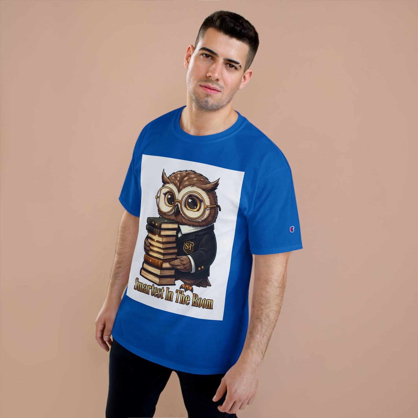Smartest In The Room Owl T-Shirt — Cute Scholar Graphic Tee for Students & Teachers