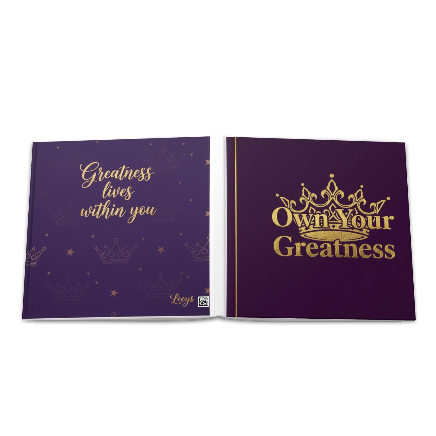 Hardcover Photo Book — "Own Your Greatness" Motivational Keepsake