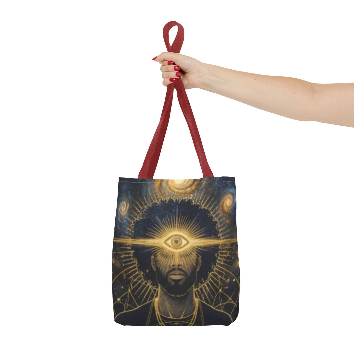 Mystic Third Eye Tote Bag — Spiritual Afrocentric Visionary Art Tote