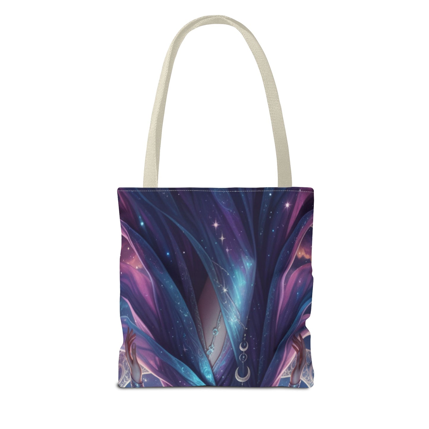 Mystic Moon Goddess Tote Bag — Celestial Fantasy All-Over Print