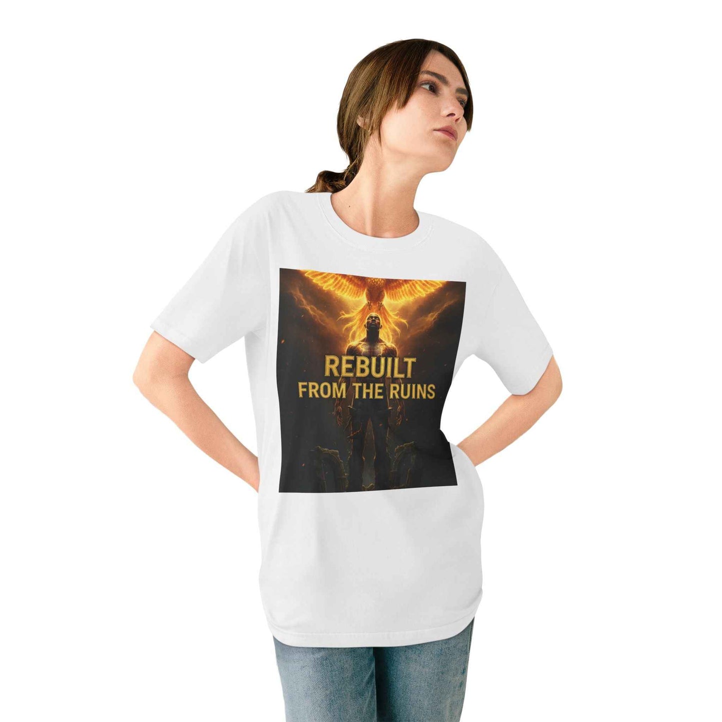 Rebuilt From the Ruins Tee — Phoenix Rising Graphic T-Shirt