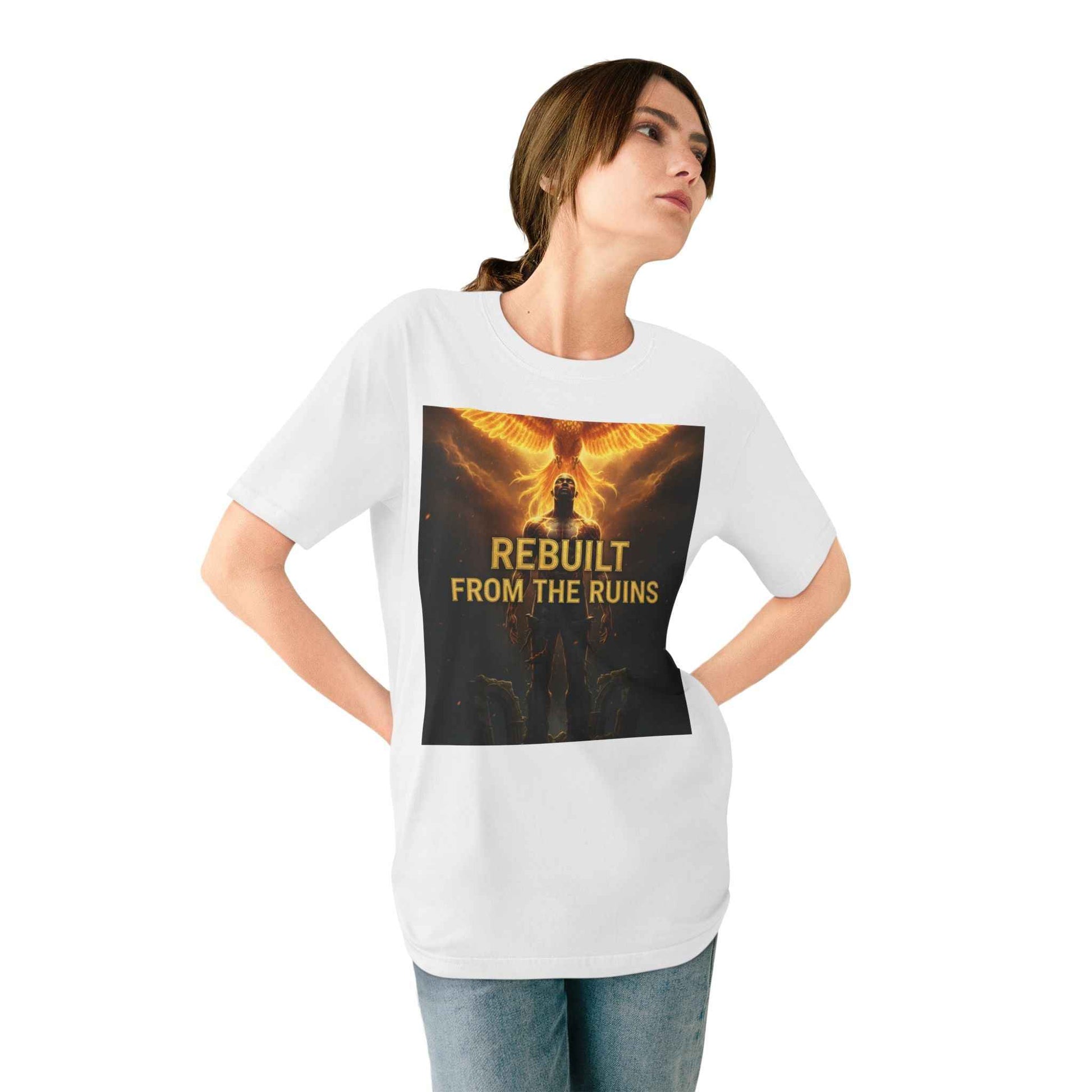 Rebuilt From the Ruins Tee — Phoenix Rising Graphic T-Shirt