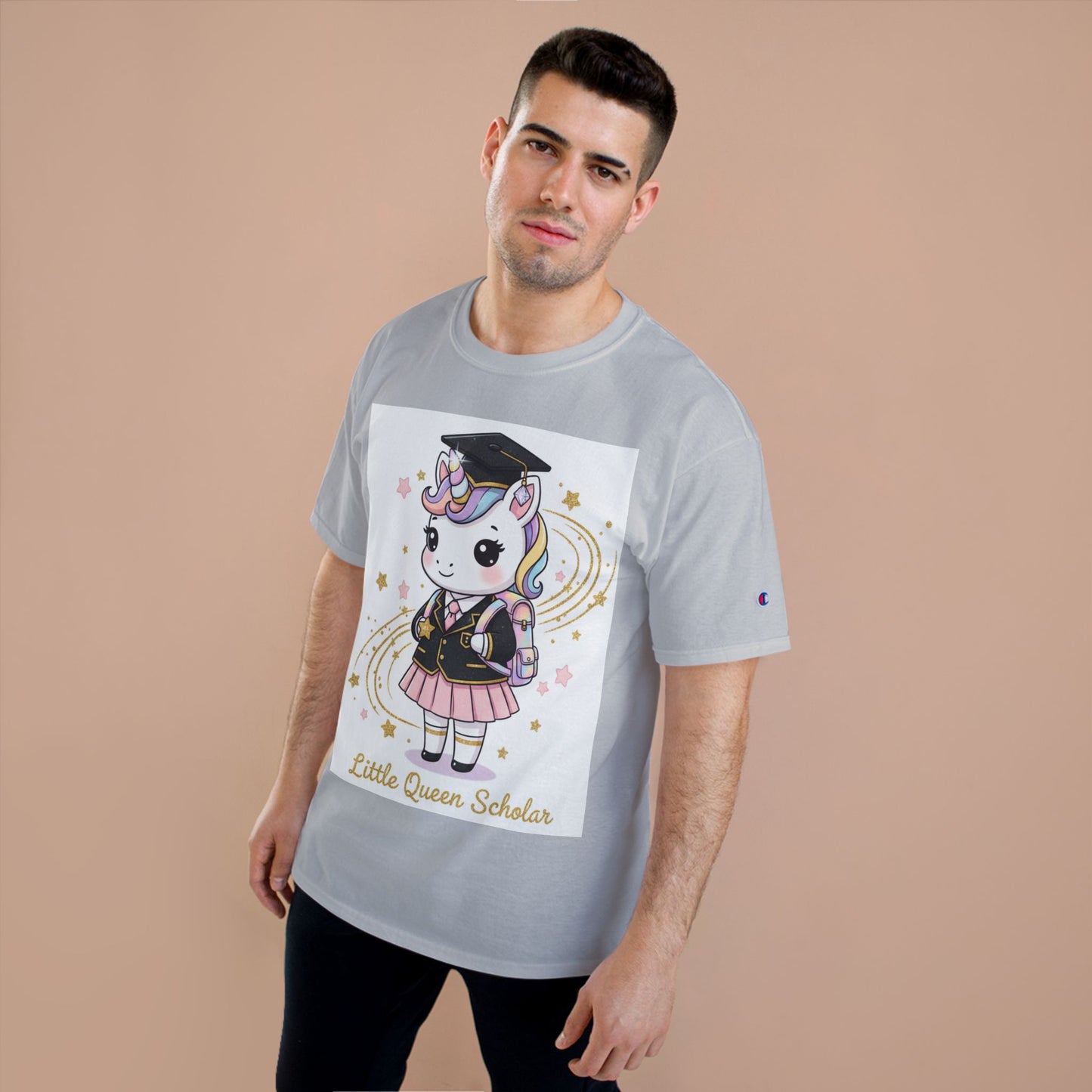 Little Queen Scholar T-Shirt — Cute Graduation Unicorn Tee for Girls