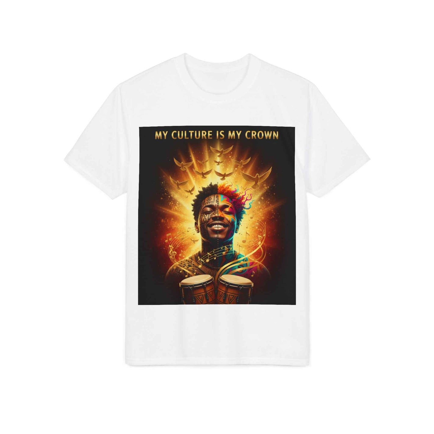 My Culture Is My Crown T-Shirt — Afrocentric Pride Graphic Tee