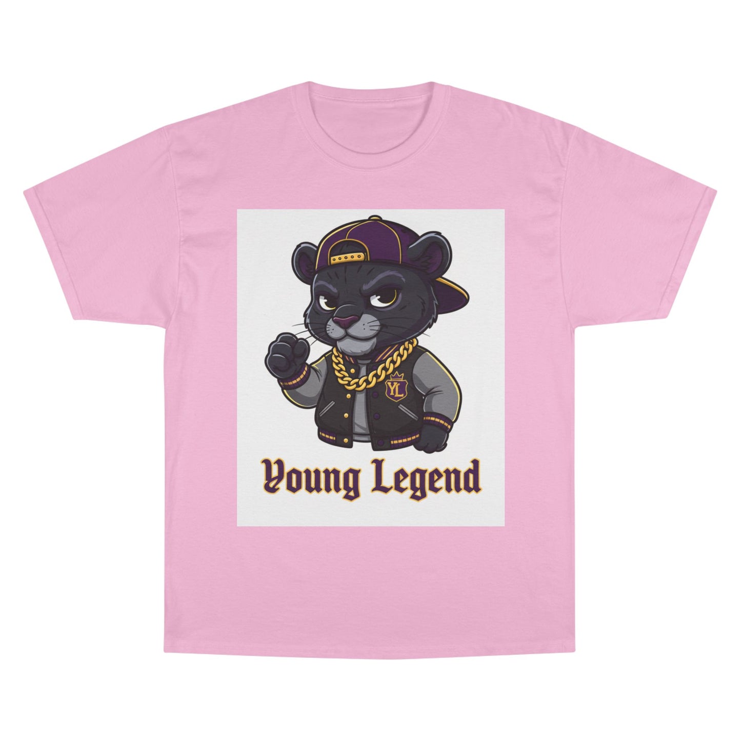 Young Legend Panther T-Shirt – 'Young Legend' Graphic Tee for Kids & Teens