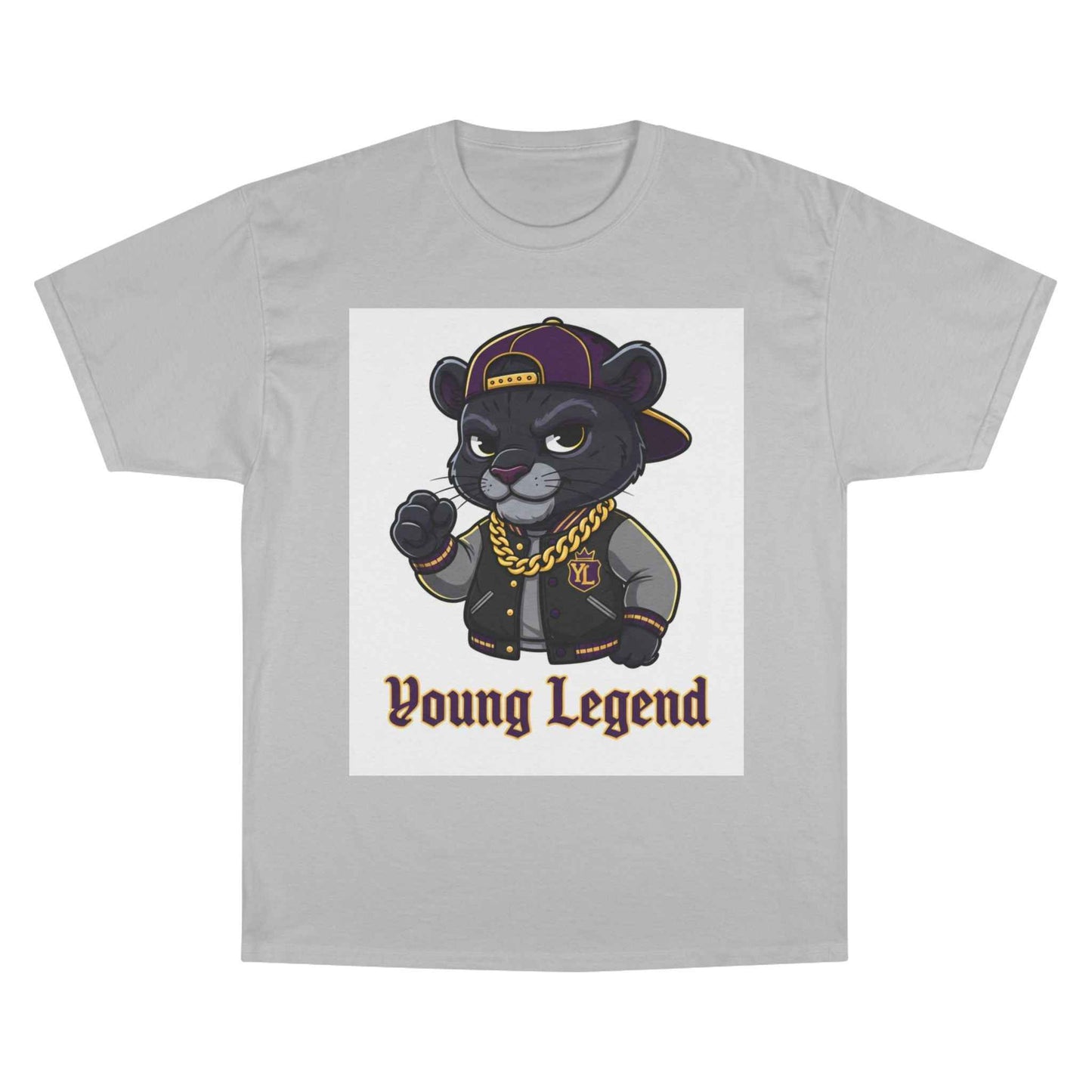 Young Legend Panther T-Shirt – 'Young Legend' Graphic Tee for Kids & Teens