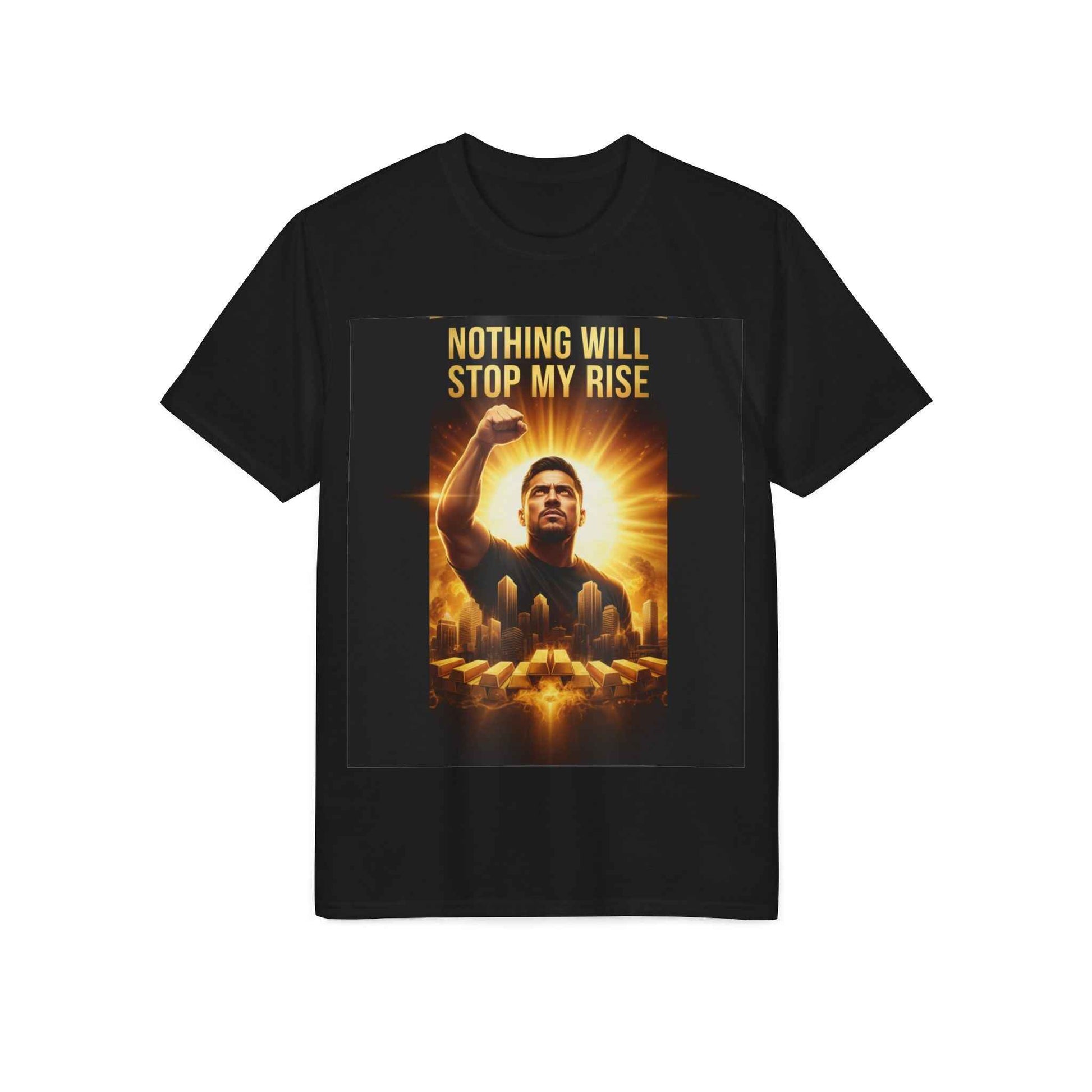 Motivational Graphic T-Shirt — "Nothing Will Stop My Rise" Inspirational Tee