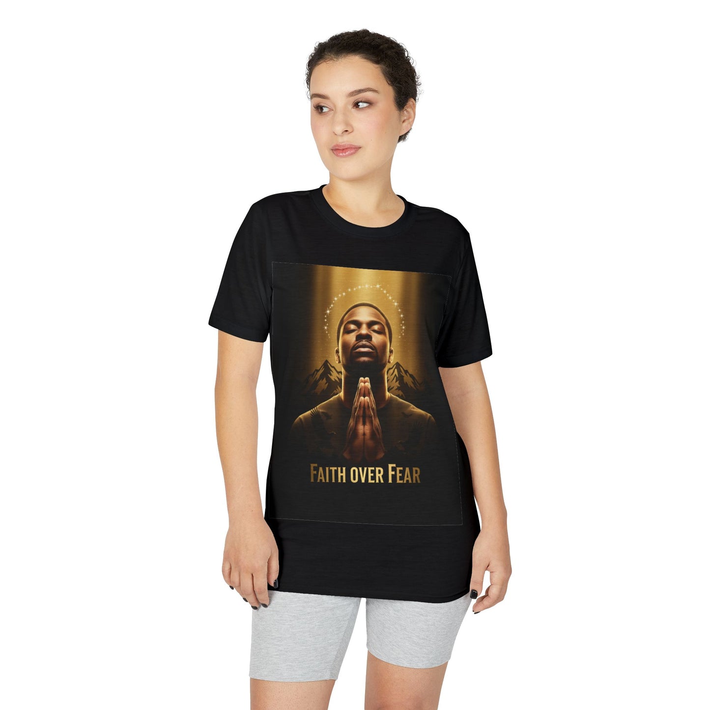 Faith Over Fear T-Shirt — Inspirational Prayer Graphic Tee
