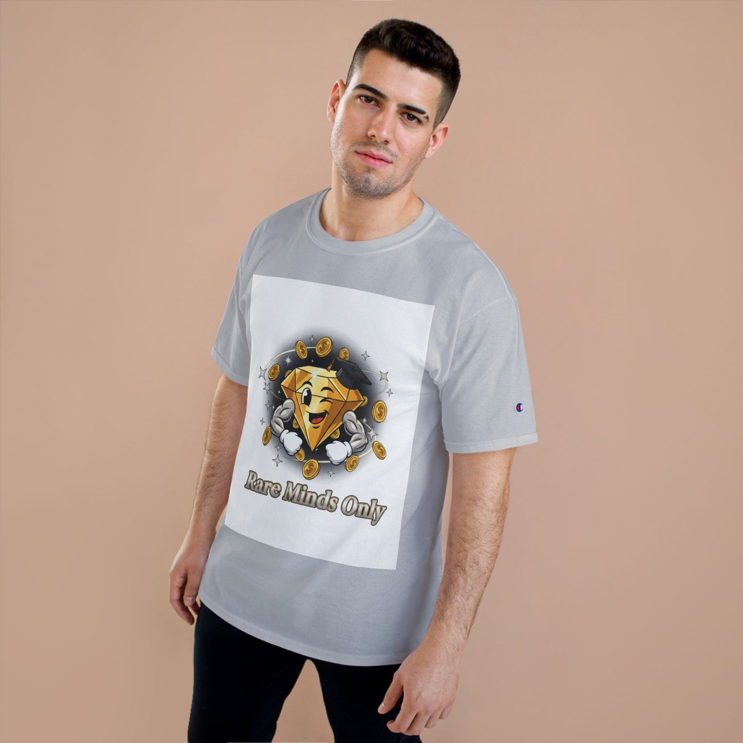 Rare Minds Only T-Shirt — Crypto Coin Champion Graphic Tee