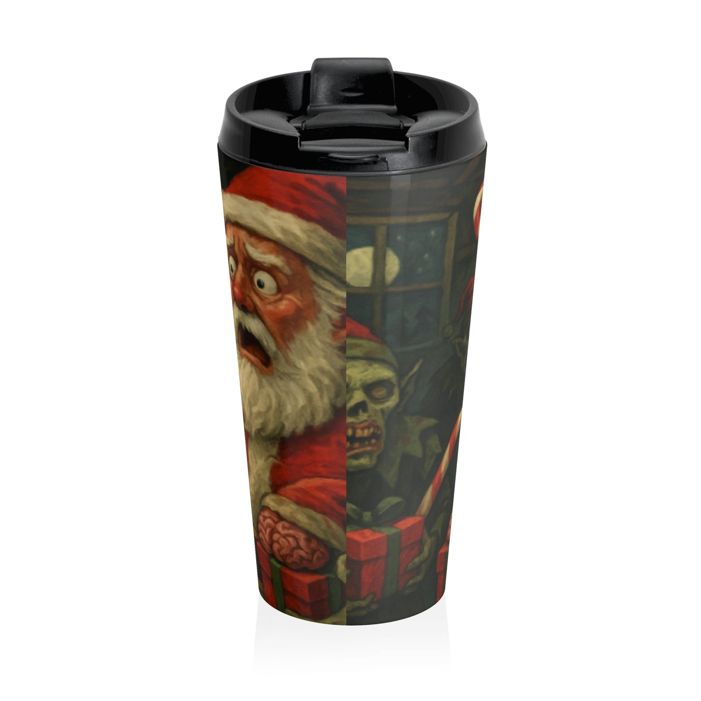 Festive Goblin Travel Mug | Holiday Coffee Tumbler | Halloween Decor Mug | Gift for Superheroes | Fun Travel Cup