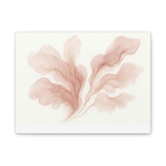 Elegant Abstract Canvas Wall Art, Modern Decor, Minimalist Home Accent, Gift for Plant Lovers, Nature-Inspired Decor