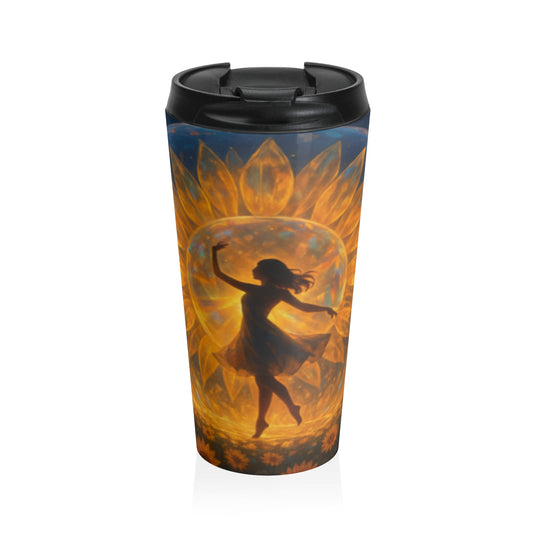 Enchanting Dancer Stainless Steel Travel Mug – Perfect for Coffee Lovers, Gifts for Her, Inspirational Mugs, Travel Accessories