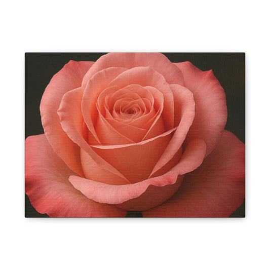 Elegant Rose Canvas Art Print, Floral Wall Decor, Home Interior Decoration, Gift for Her, Mother's Day Gift, Anniversary Decoration