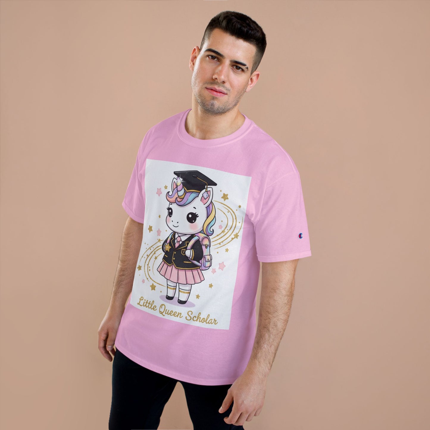 Little Queen Scholar T-Shirt — Cute Graduation Unicorn Tee for Girls