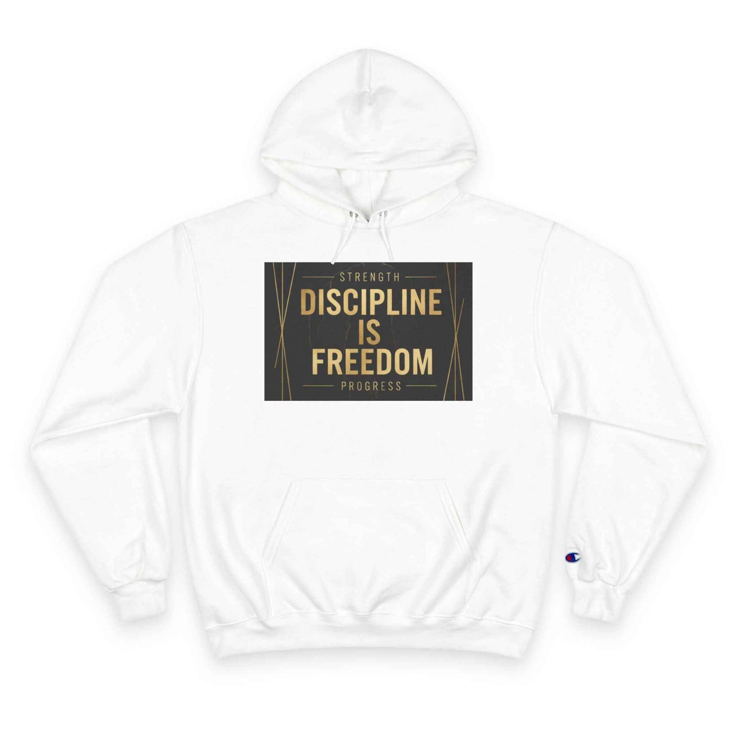 Discipline Is Freedom Champion Hoodie — Motivational Gym Hoodie