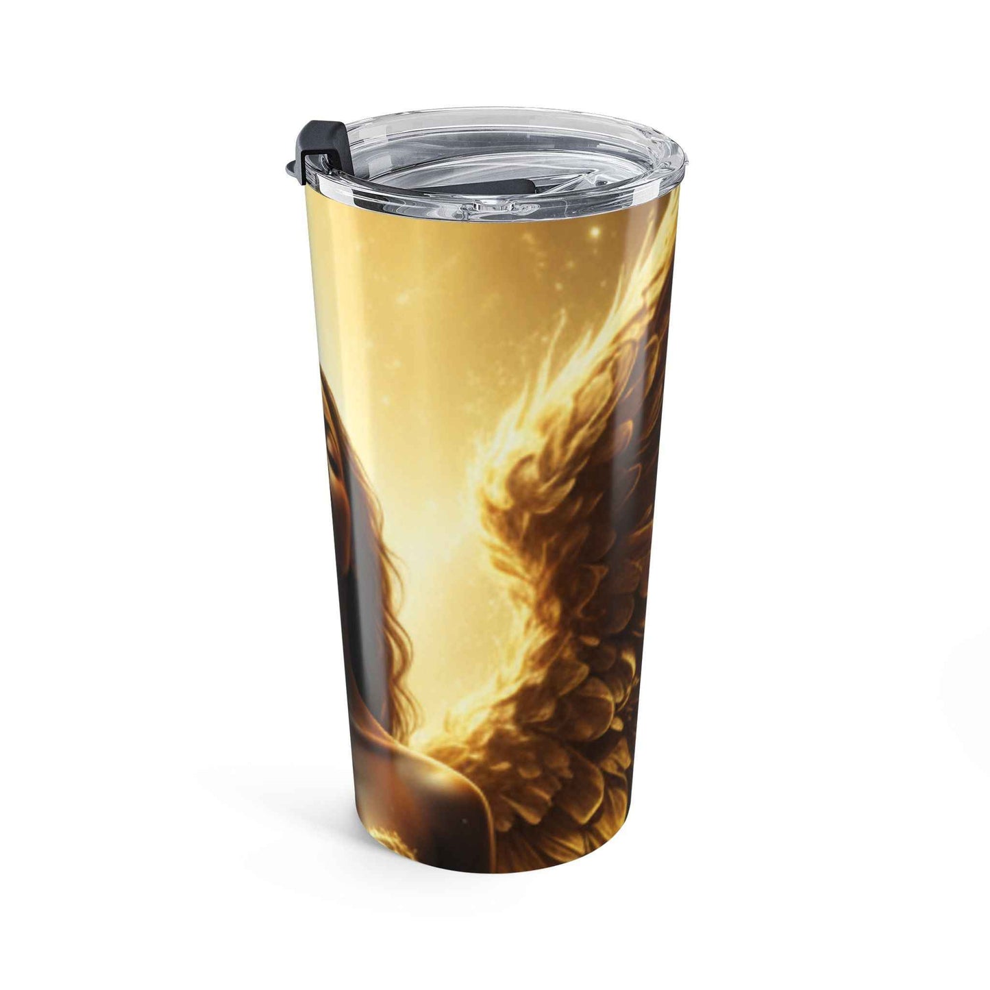 20oz Golden Goddess Tumbler — Luxe Inspirational Travel Cup