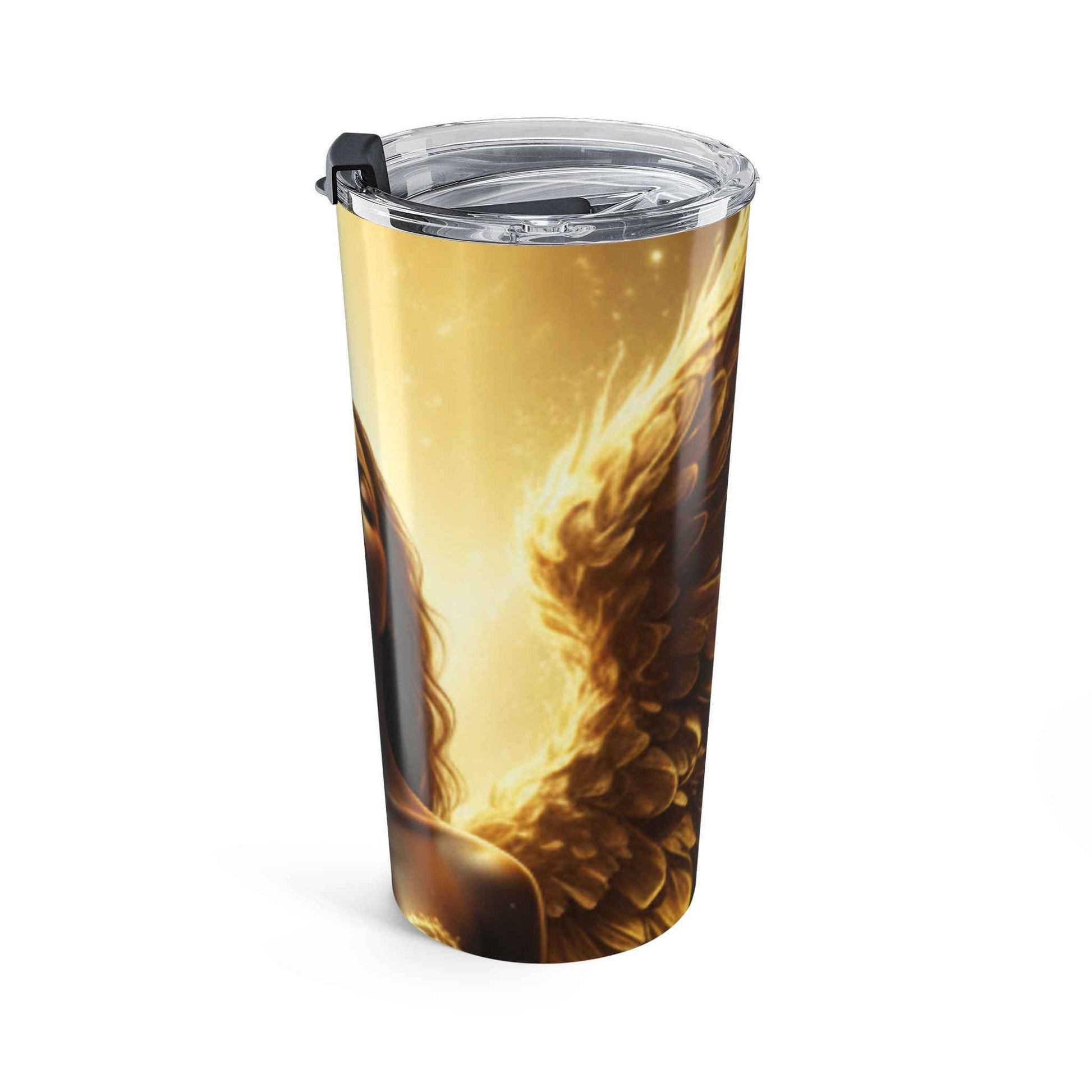 20oz Golden Goddess Tumbler — Luxe Inspirational Travel Cup