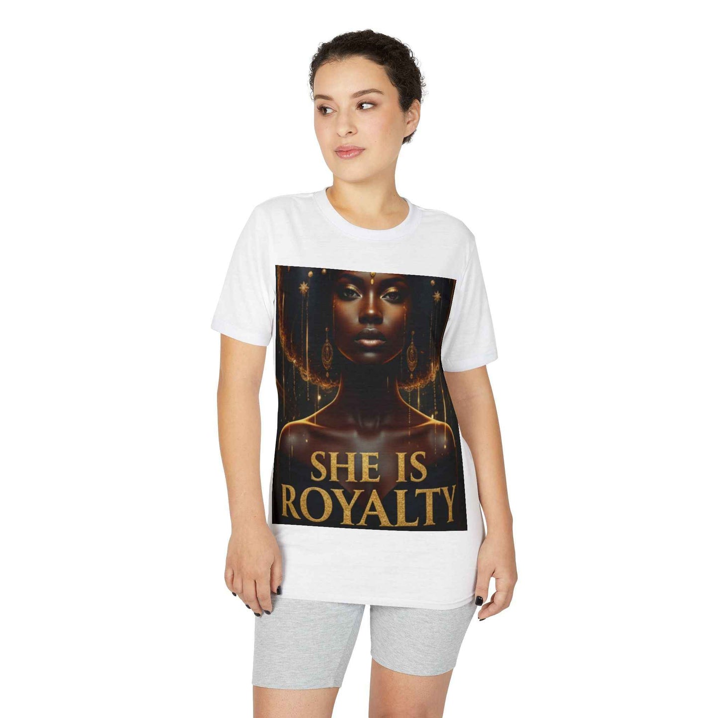She Is Royalty T-Shirt — Empowering Black Queen Graphic Tee