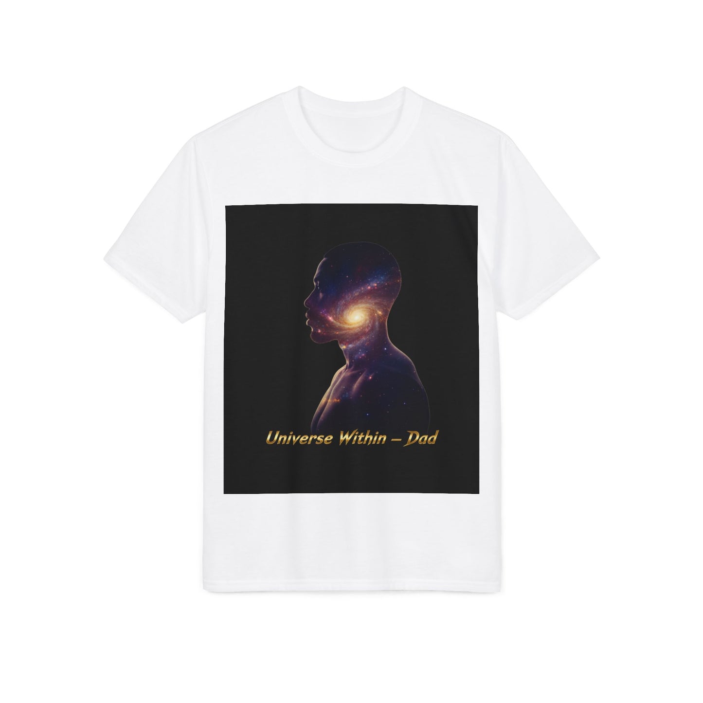 Universe Within T-Shirt — Cosmic Silhouette 'Universe Within — Dad' Shirt