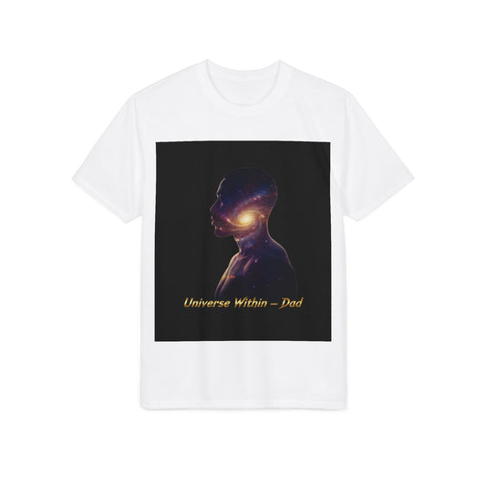 Universe Within T-Shirt — Cosmic Silhouette 'Universe Within — Dad' Shirt