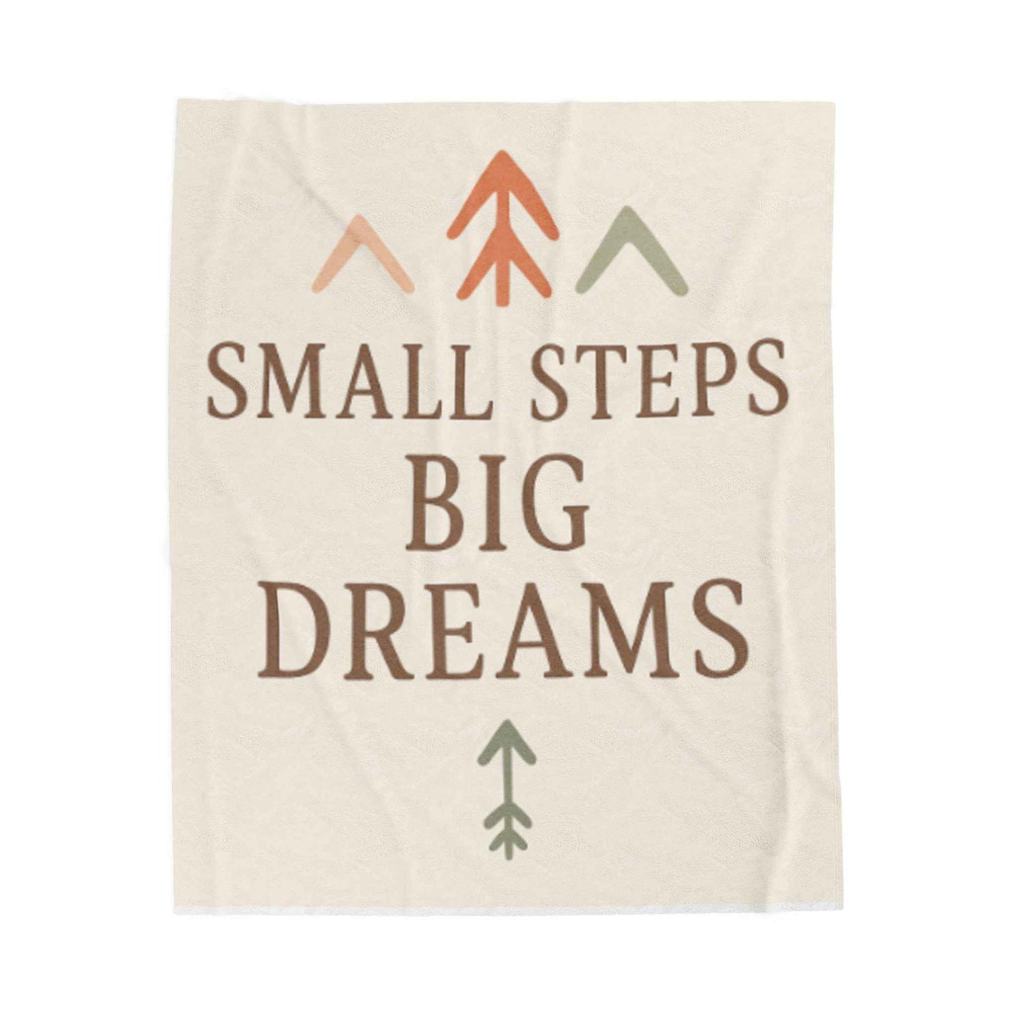 Cozy Inspirational Plush Blanket, Soft Throw for Home, Gift for Kids, Motivational Decor, Cute Nursery Accessory