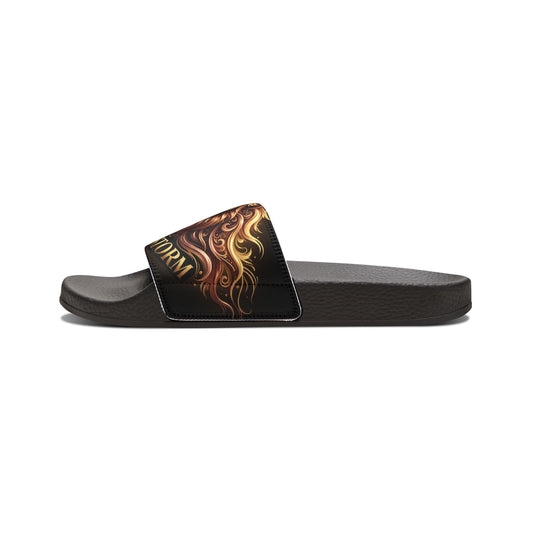 Flaming Phoenix Slide Sandals – Women's Removable-Strap Pool Slides
