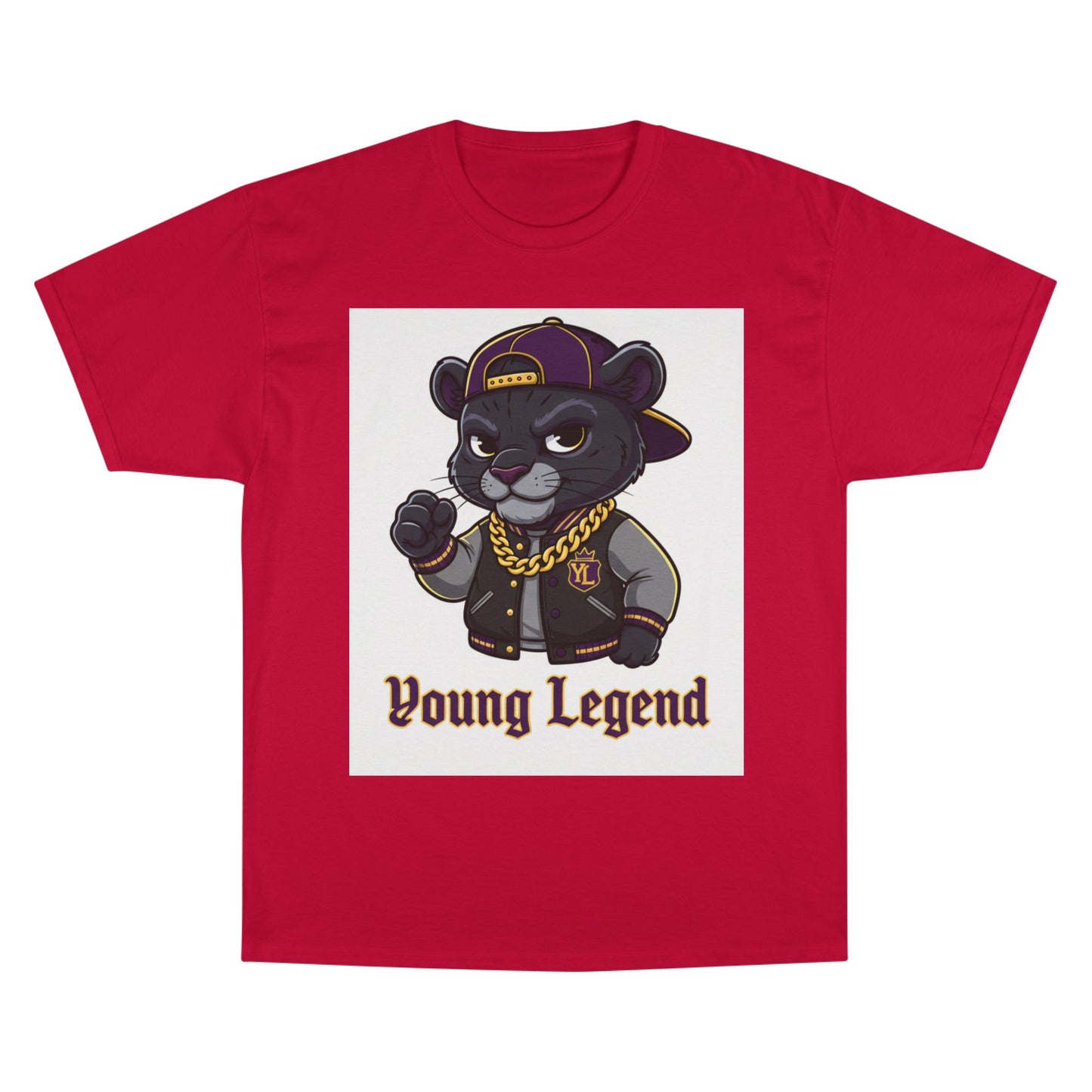 Young Legend Panther T-Shirt – 'Young Legend' Graphic Tee for Kids & Teens