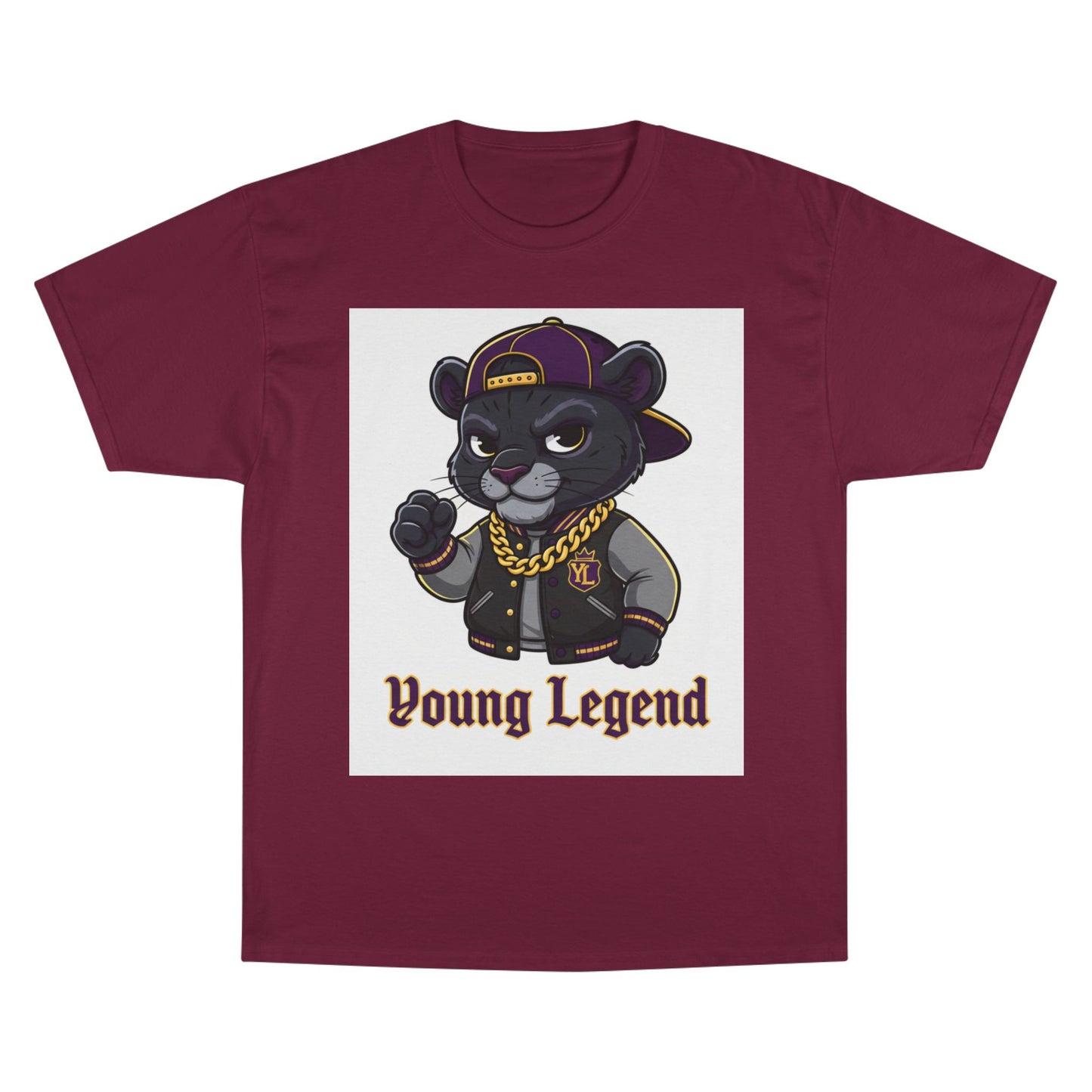 Young Legend Panther T-Shirt – 'Young Legend' Graphic Tee for Kids & Teens