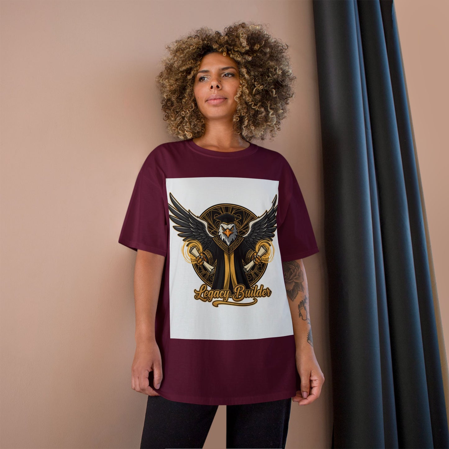 Champion T-Shirt — Legacy Builder Eagle Graphic Tee