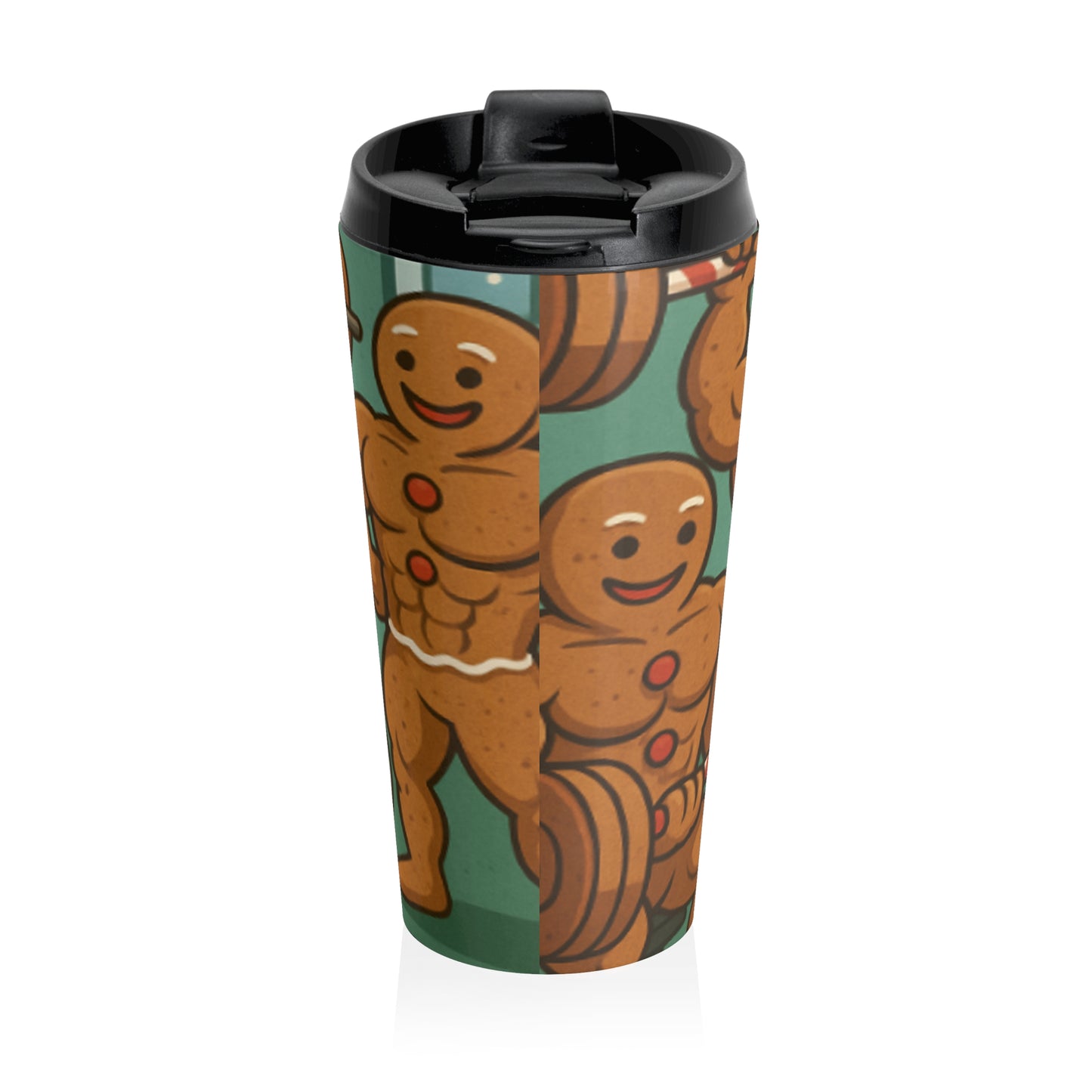 Gingerbread Gym Travel Mug | Funny Fitness Mug, Holiday Coffee Cup, Perfect Gift for Gym Lovers, Christmas Travel Mug, Cute Workout [...]
