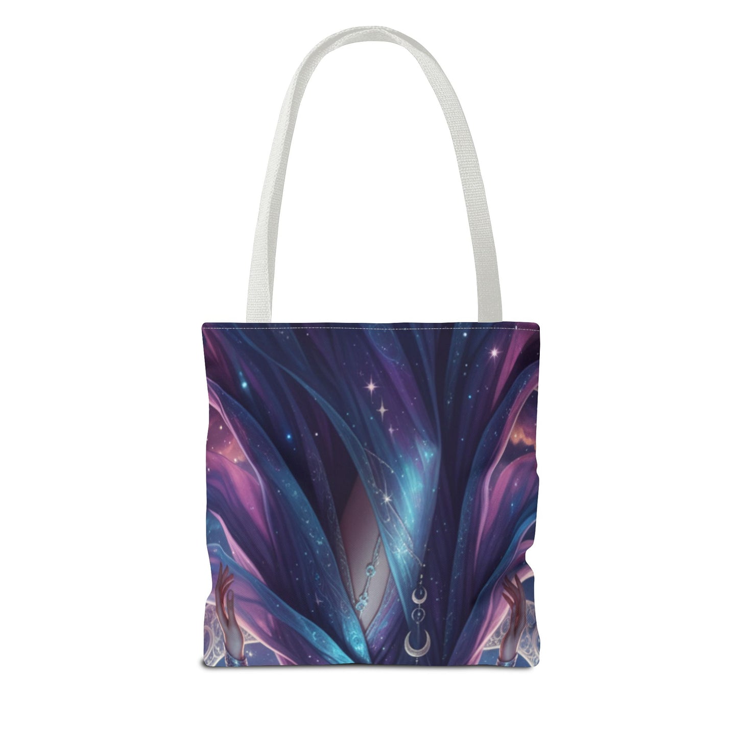 Mystic Moon Goddess Tote Bag — Celestial Fantasy All-Over Print