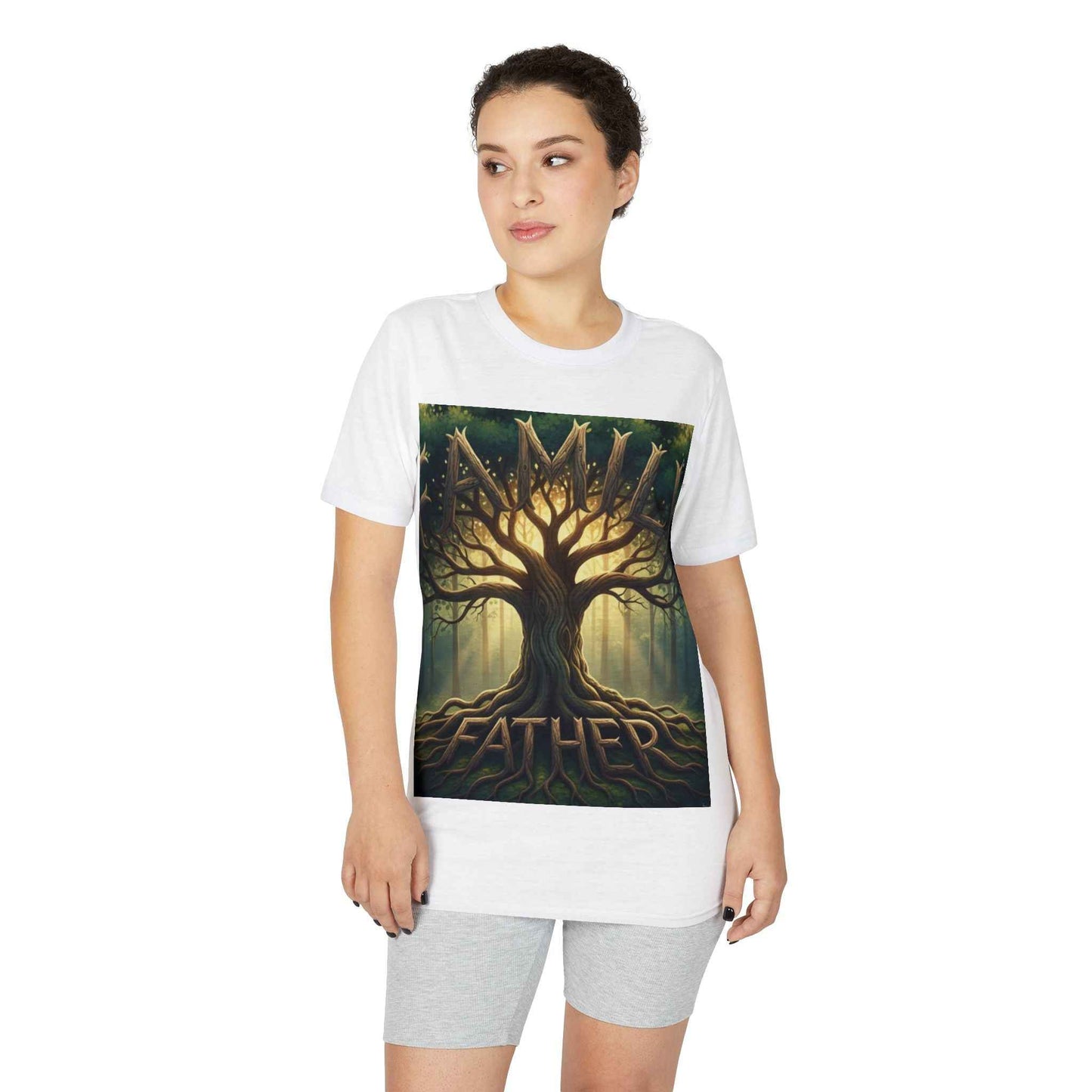 Father Tree T-Shirt — Vintage Tree of Life Dad Tee for Father's Day