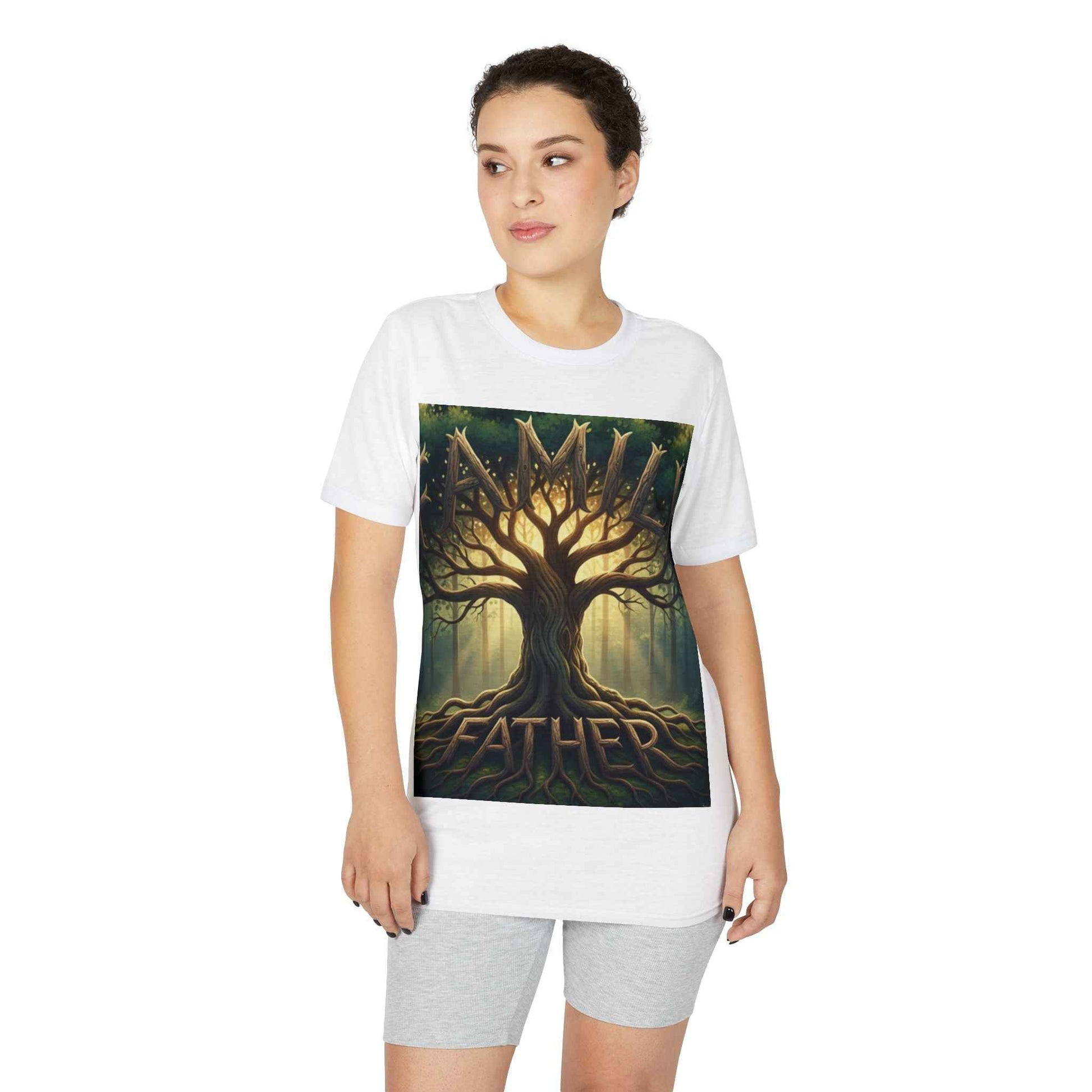 Father Tree T-Shirt — Vintage Tree of Life Dad Tee for Father's Day